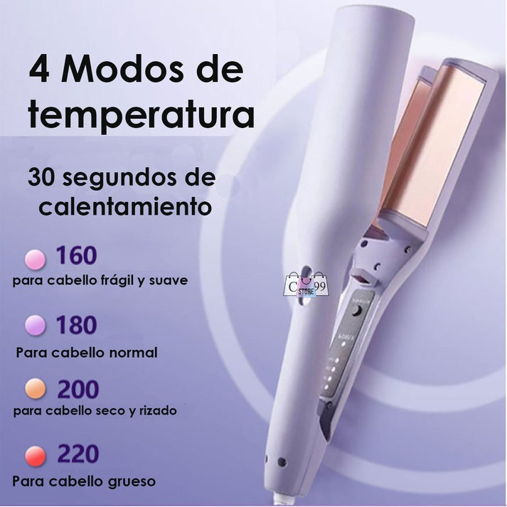 Encrespadora De Onda Gruesa para Cabello + Envió Gratis