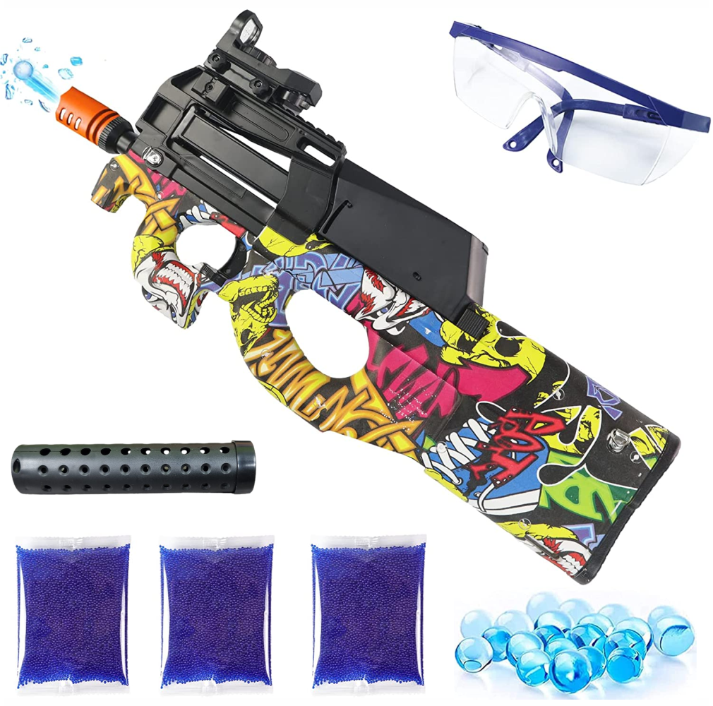 Pistola De Hidrogel Fusil Recargable P90 + Envio Gratis