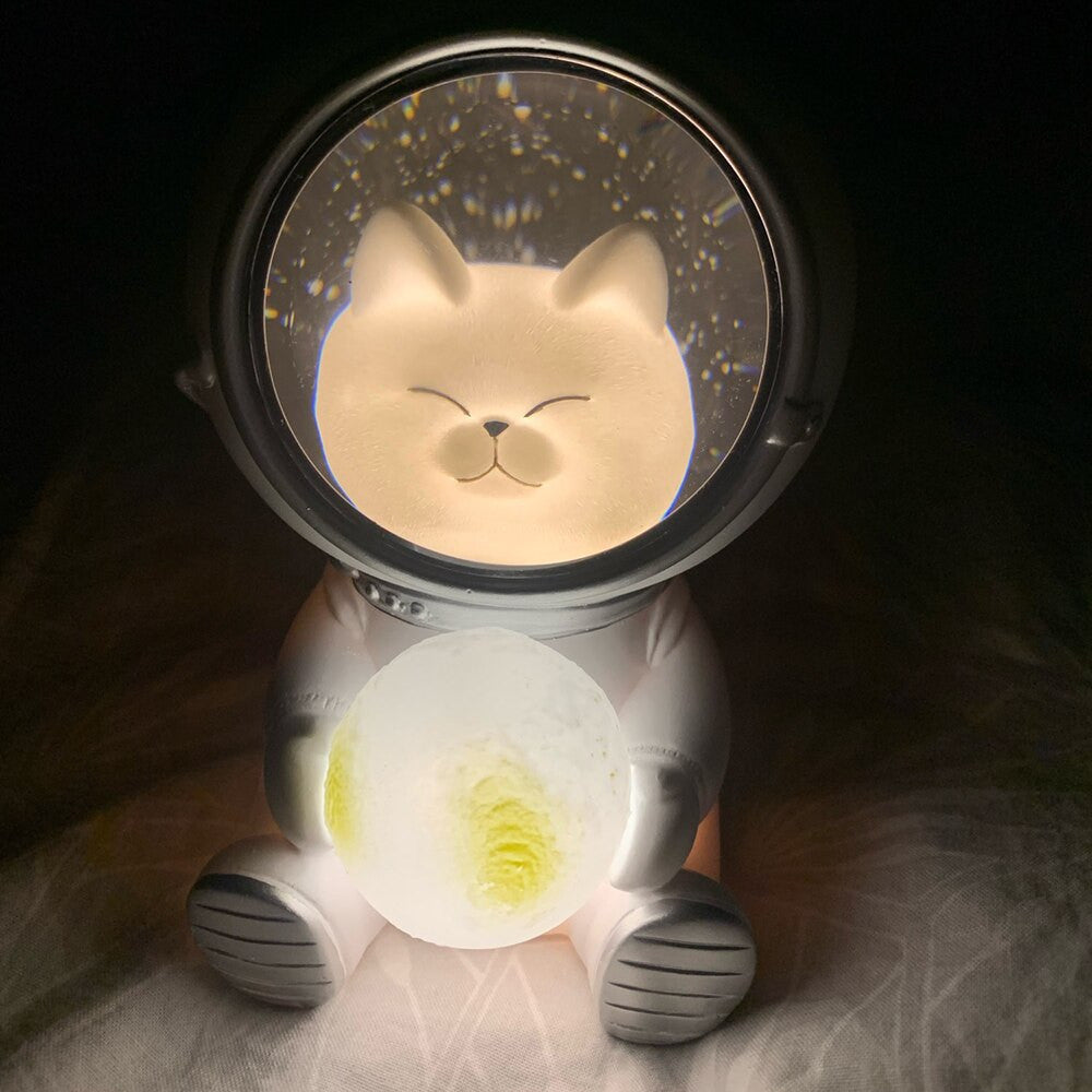Lampara Astronauta Gato + Envio Gratis