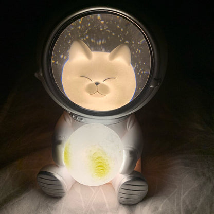 Lampara Astronauta Gato + Envio Gratis